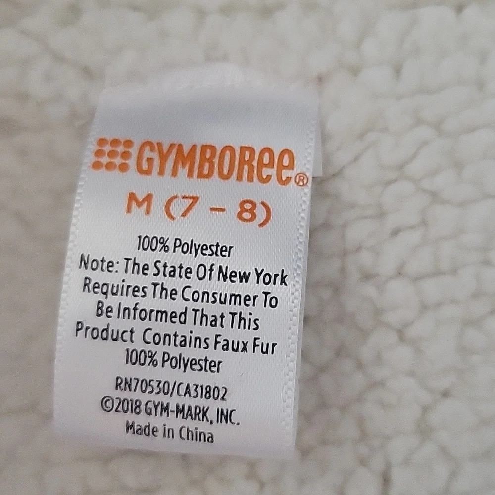 Gymboree Suede Sherpa Girls Vest Chestnut Tan Girls Size M 7/8 NWOT